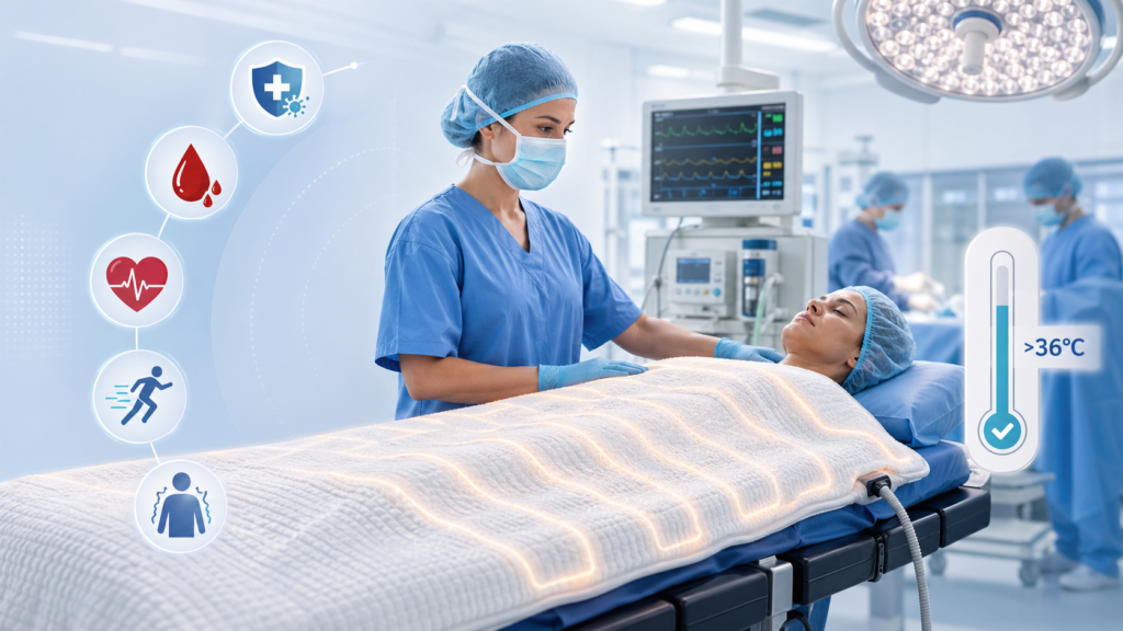 Hospital warmer machine used during surgical procedure in operating room