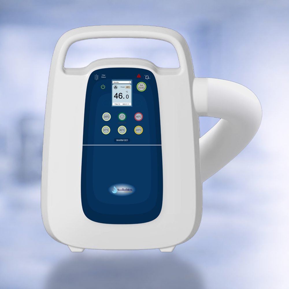 Compact patient warming system for ICU and OR environments